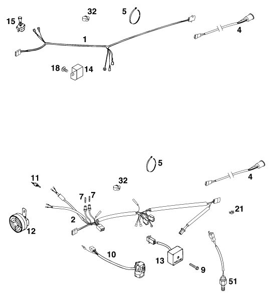 Náhled schématu WIRING HARNESS