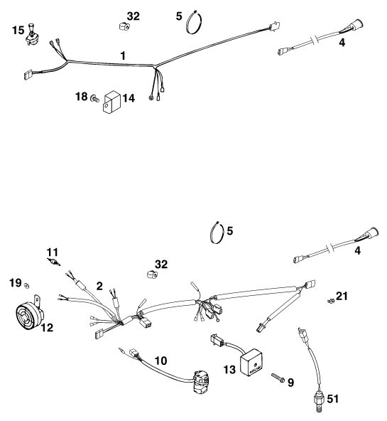 Náhled schématu WIRING HARNESS