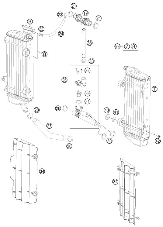 Náhled schématu COOLING SYSTEM