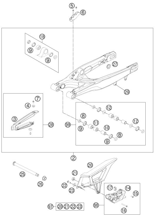 Náhled schématu SWING ARM