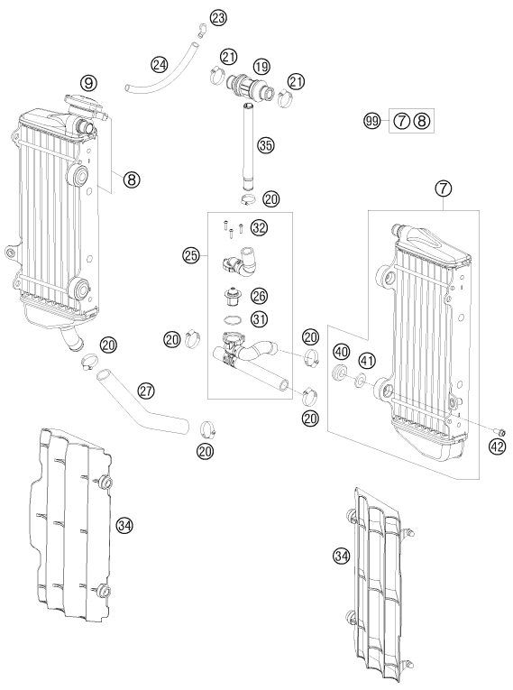 Náhled schématu COOLING SYSTEM