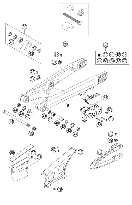 Náhled schématu SWING ARM