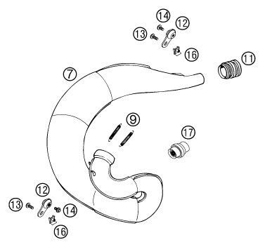 Náhled schématu EXHAUST SYSTEM