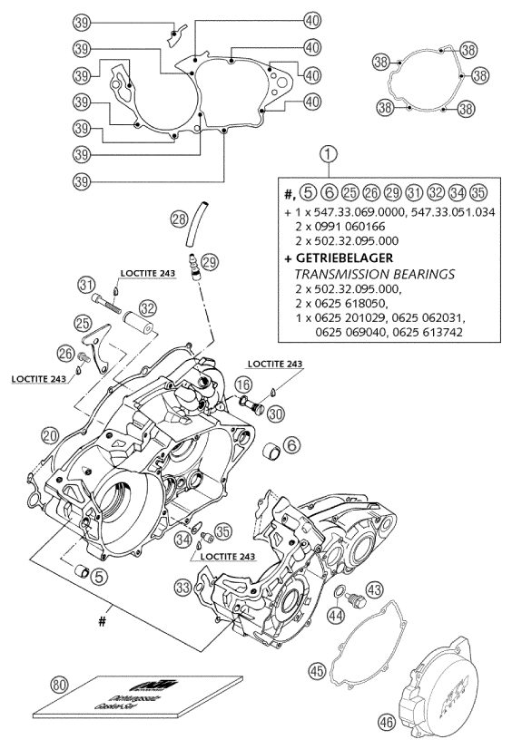 Náhled schématu ENGINE CASE