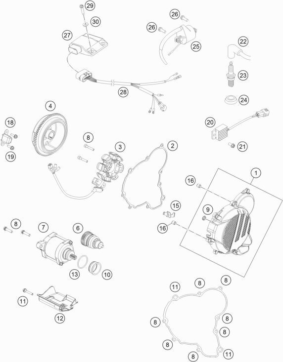 Náhled schématu IGNITION SYSTEM