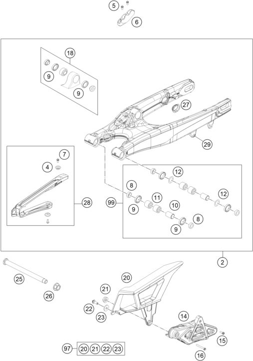 Náhled schématu SWING ARM