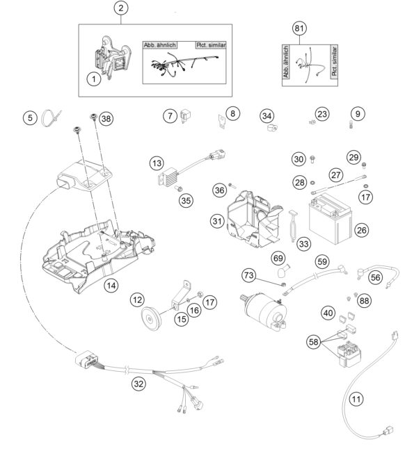 Náhled schématu WIRING HARNESS