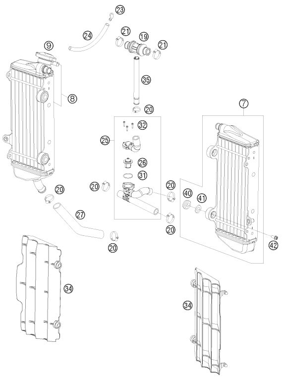 Náhled schématu COOLING SYSTEM