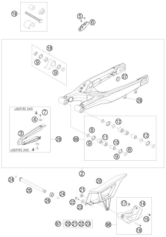 Náhled schématu SWING ARM