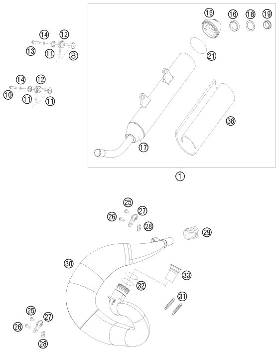 Náhled schématu EXHAUST SYSTEM