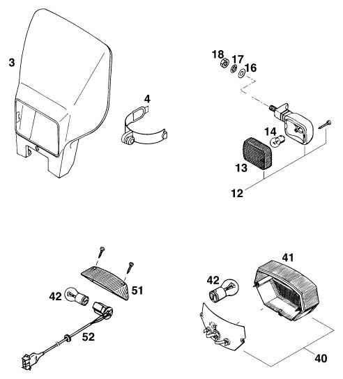 Náhled schématu LIGHTING SYSTEM