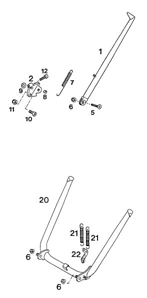 Náhled schématu SIDE / CENTER STAND