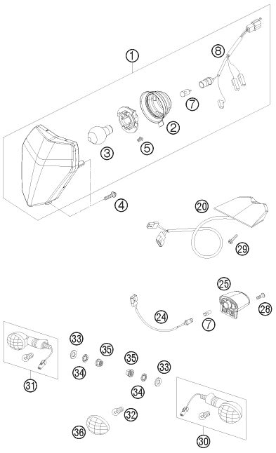 Náhled schématu LIGHTING SYSTEM