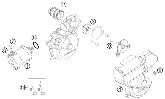 Náhled schématu ELECTRIC STARTER