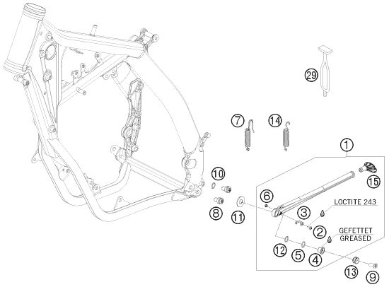 Náhled schématu SIDE / CENTER STAND