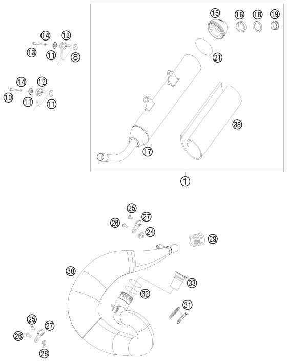 Náhled schématu EXHAUST SYSTEM