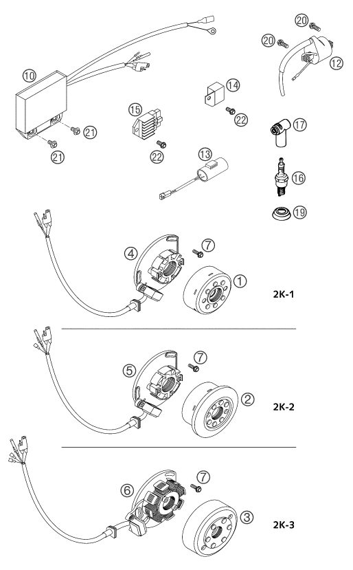 Náhled schématu IGNITION SYSTEM