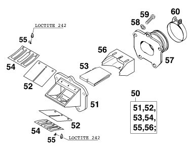 Náhled schématu REED VALVE CASE