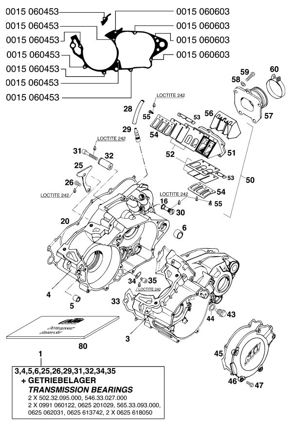 Náhled schématu ENGINE CASE