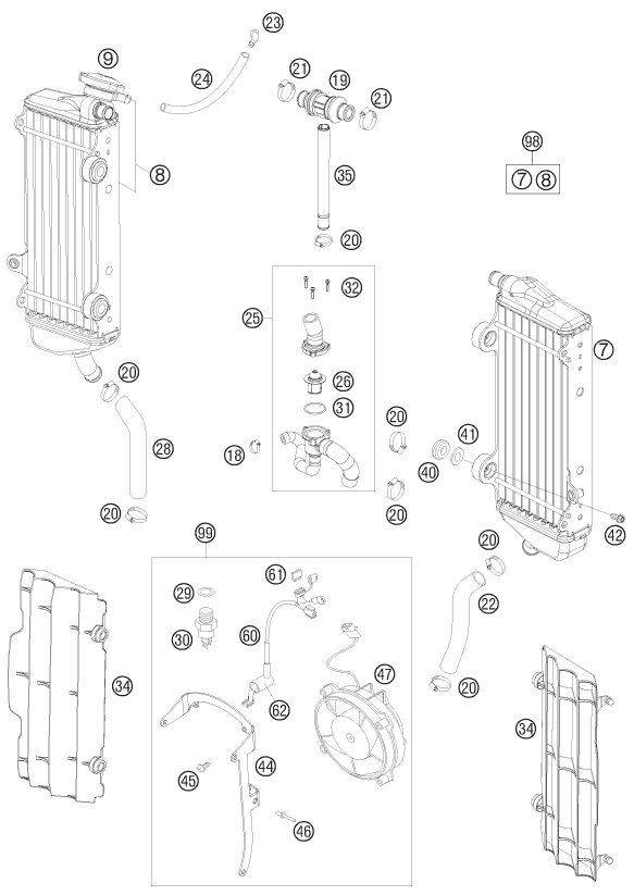 Náhled schématu COOLING SYSTEM