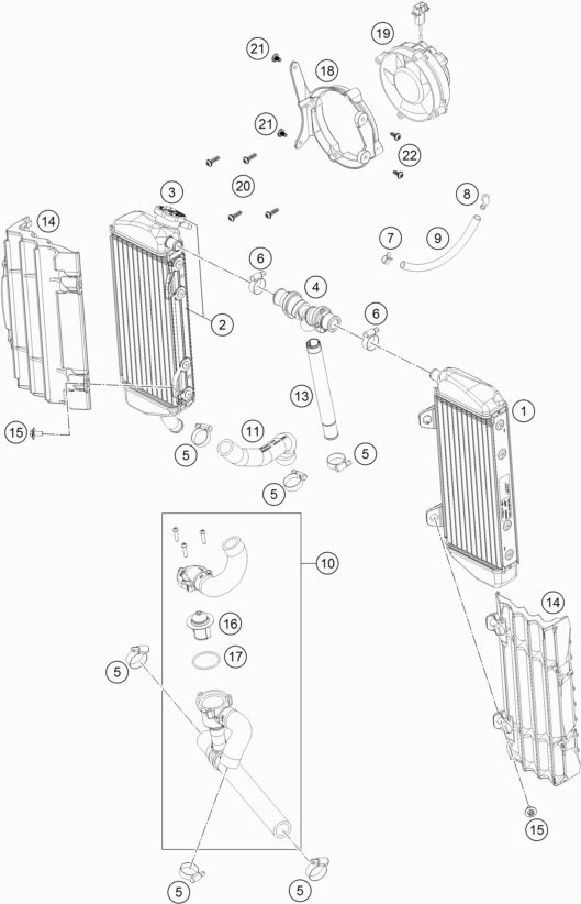 Náhled schématu COOLING SYSTEM