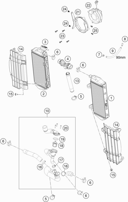 Náhled schématu COOLING SYSTEM