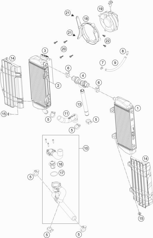 Náhled schématu COOLING SYSTEM