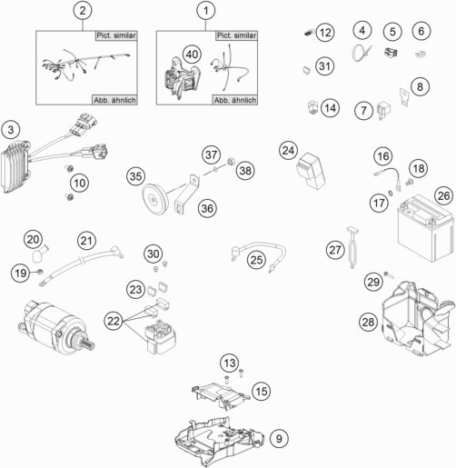 Náhled schématu WIRING HARNESS
