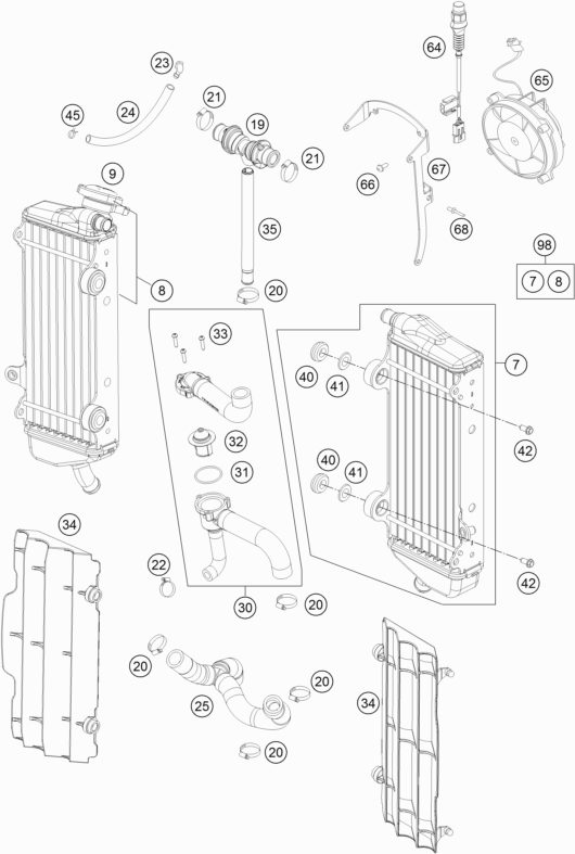 Náhled schématu COOLING SYSTEM