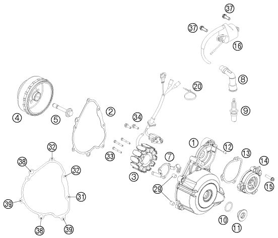 Náhled schématu IGNITION SYSTEM