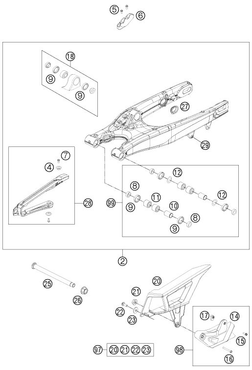 Náhled schématu SWING ARM