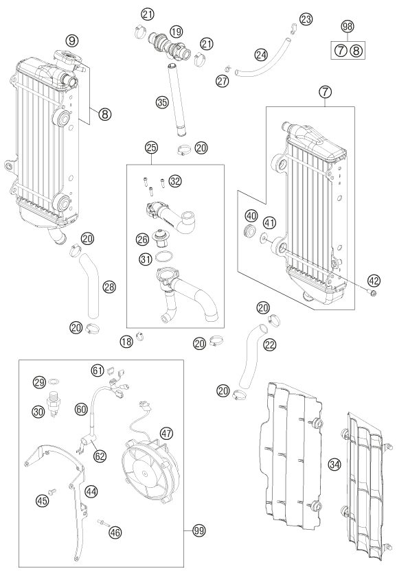 Náhled schématu COOLING SYSTEM