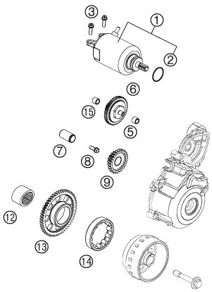 Náhled schématu ELECTRIC STARTER