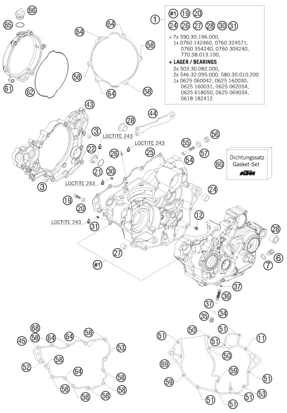 Náhled schématu ENGINE CASE