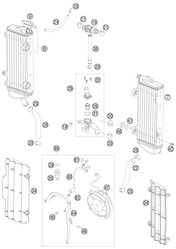 Náhled schématu COOLING SYSTEM