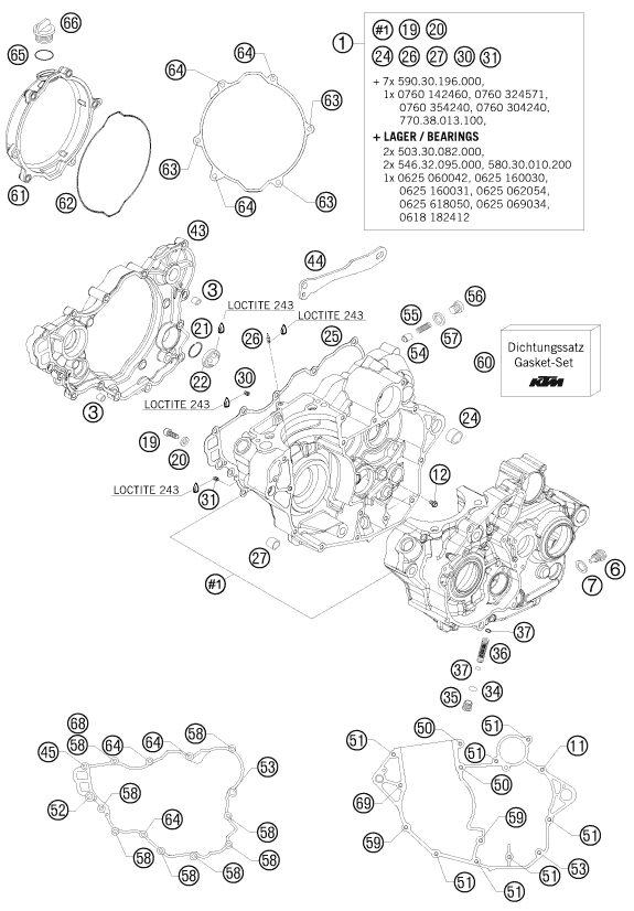 Náhled schématu ENGINE CASE