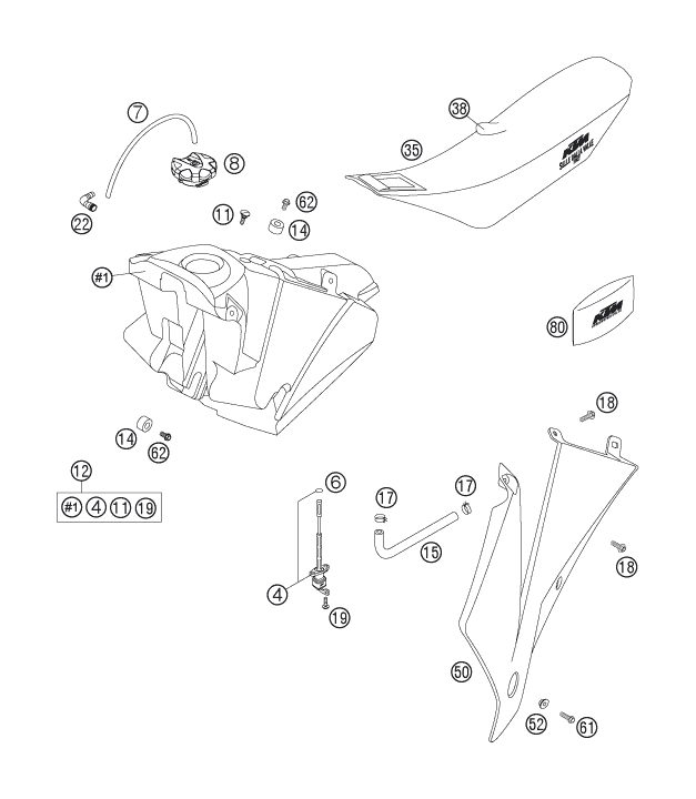 Náhled schématu TANK, SEAT