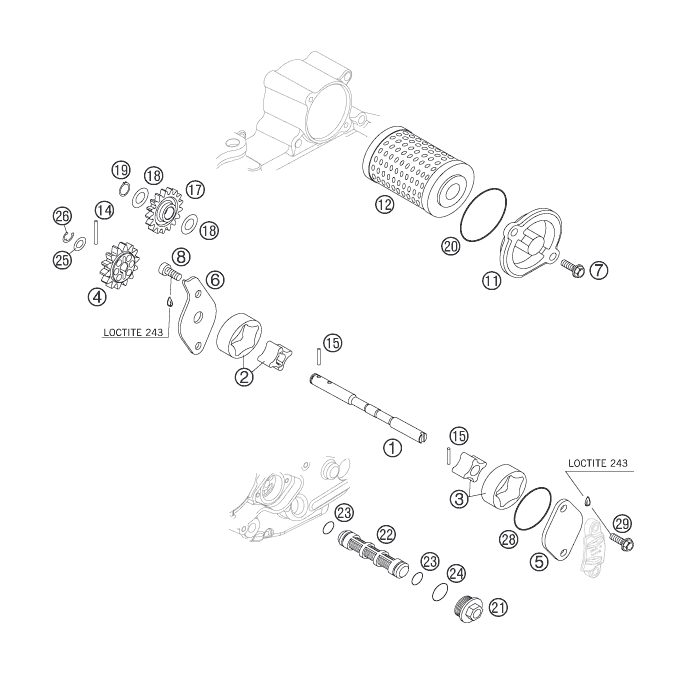 Náhled schématu LUBRICATING SYSTEM