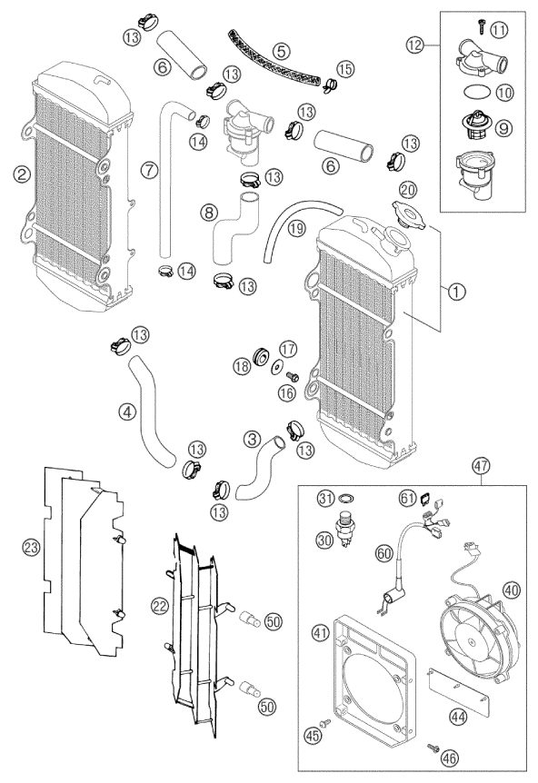 Náhled schématu COOLING SYSTEM