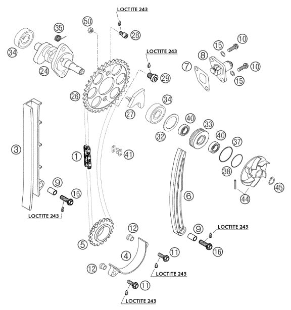 Náhled schématu TIMING DRIVE
