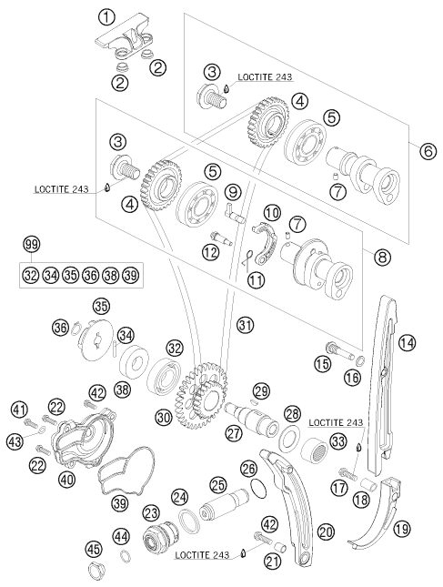 Náhled schématu TIMING DRIVE