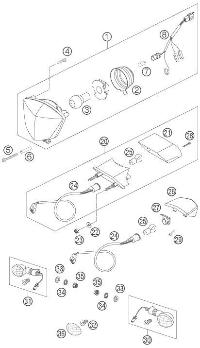 Náhled schématu LIGHTING SYSTEM