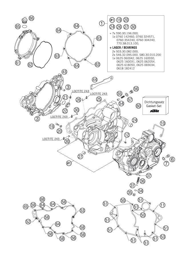 Náhled schématu ENGINE CASE