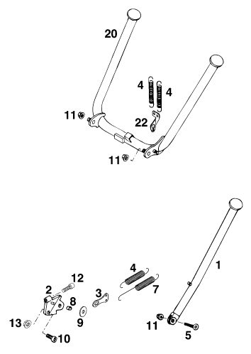 Náhled schématu SIDE / CENTER STAND