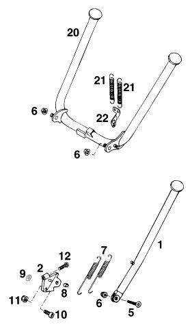 Náhled schématu SIDE / CENTER STAND