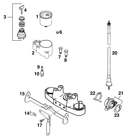Náhled schématu INSTRUMENTS / LOCK SYSTEM