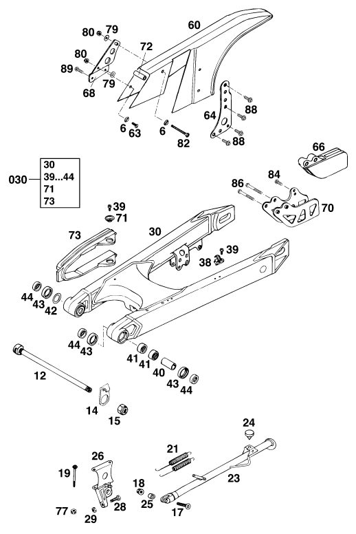 Náhled schématu SWING ARM