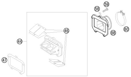 Náhled schématu REED VALVE CASE