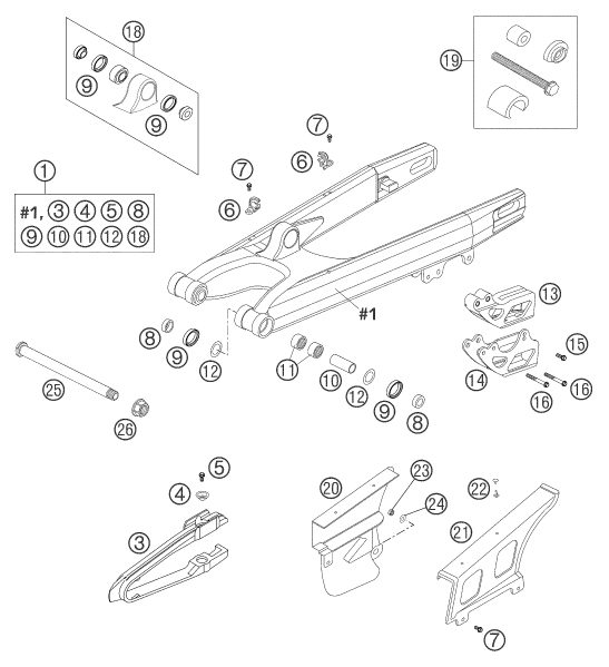 Náhled schématu SWING ARM
