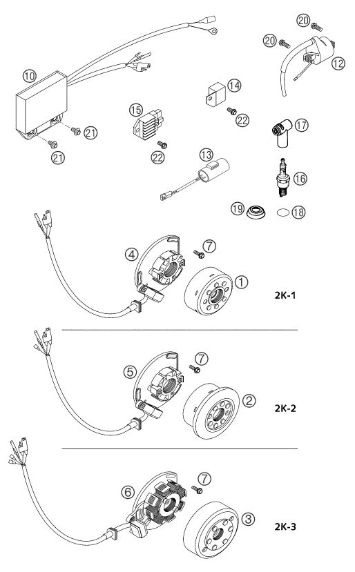 Náhled schématu IGNITION SYSTEM